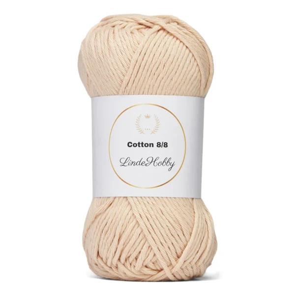 LindeHobby Cotton 8/8 - Natural Harmony, 10 ngl
